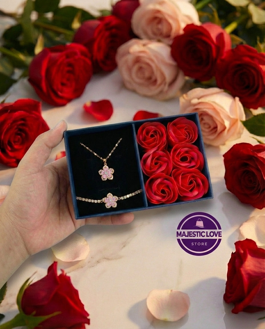 Set Mulan + Caja Rosas