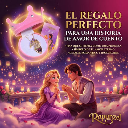 Set Princesa Rapunzel + Caja de Coronita